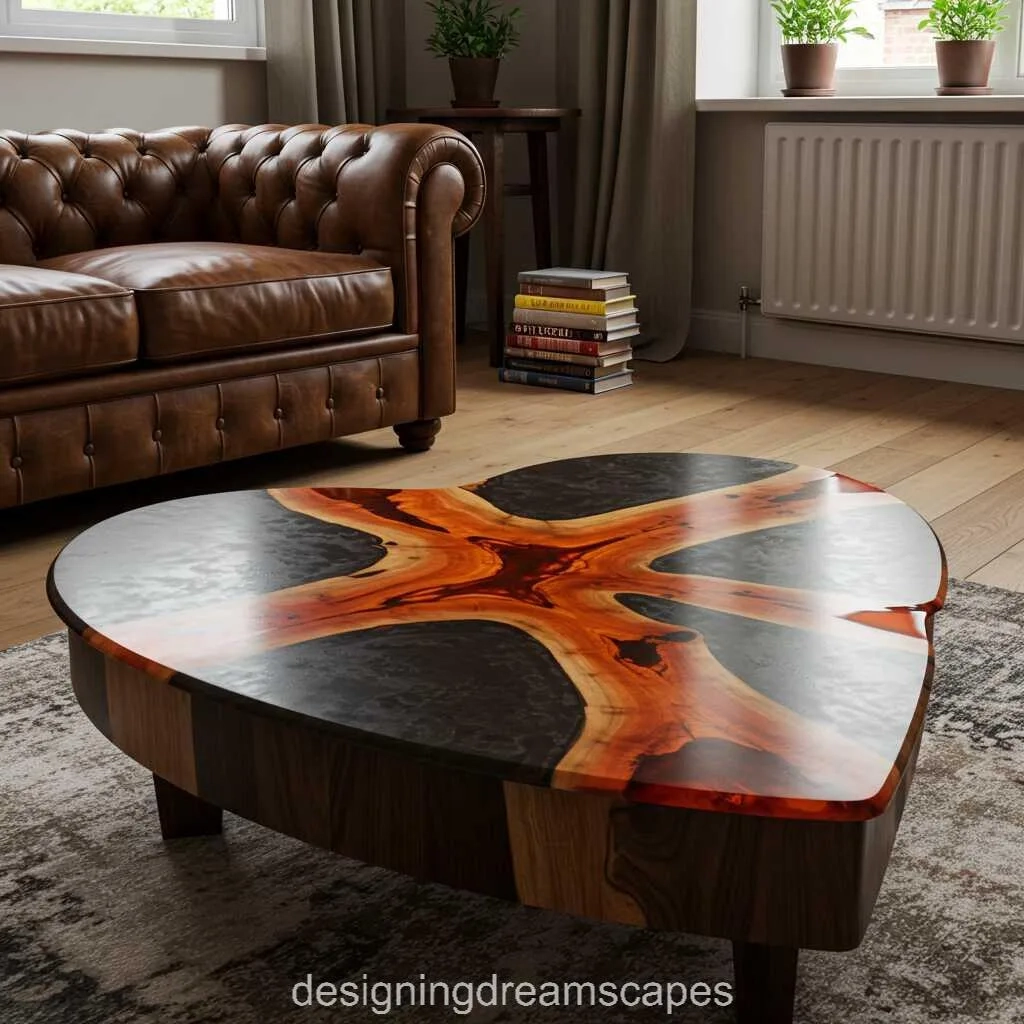 Elevate Your Living Space The Russet Brown Artisan Coffee Table