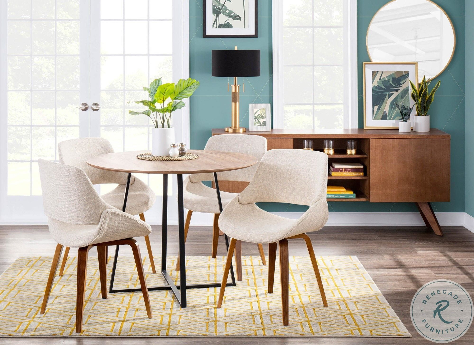 Fabrico Cream Chair Set Of 2 From Lumisource | Coleman Furniture throughout The Versatility Unveiled Exploring the Many Uses of a Fabrico Chair Set of 2