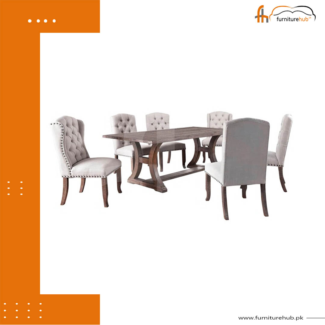 Fh-7713 Evelyn Dining Set - Furniturehub.pk with regard to