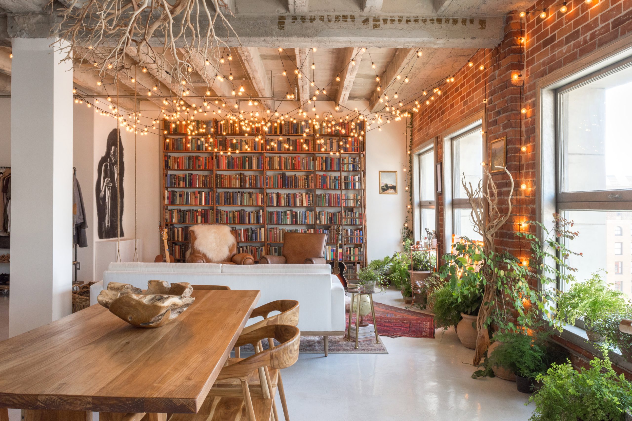 House Tour: A Rustic Modern, Artsy Downtown La Loft | Apartment Therapy within