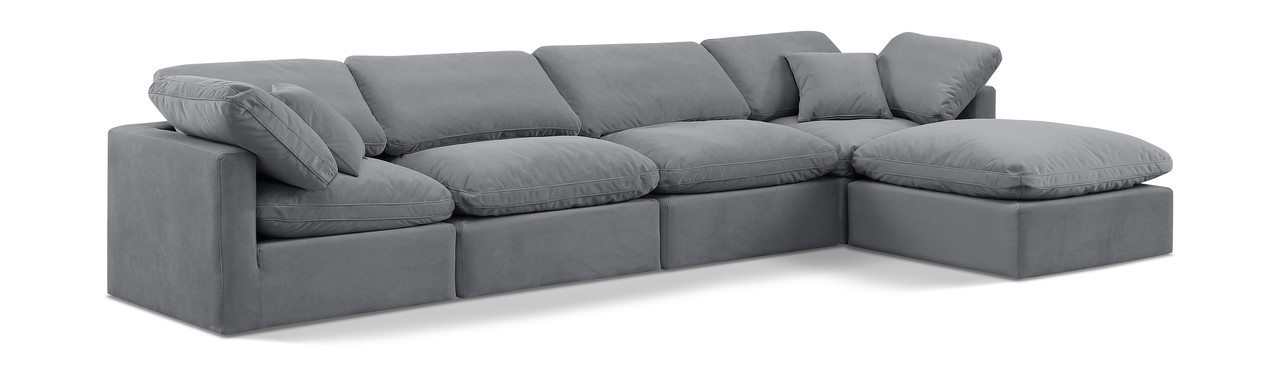 Demystifying Modular Sectionals The Indulge 7-Piece Grey Velvet Experience