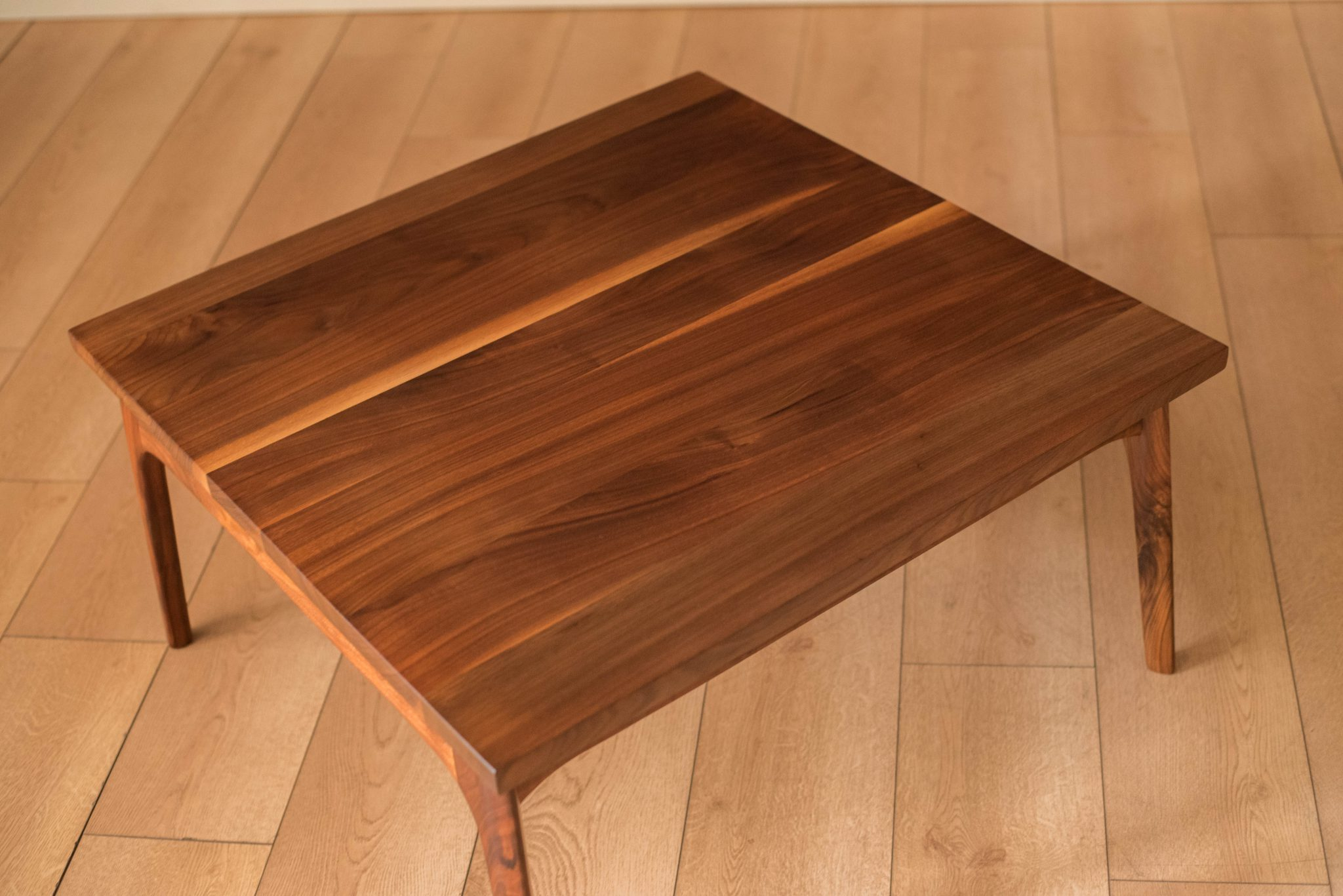 Mid Century Solid Walnut Coffee Table - Mid Century Maddist throughout The Enduring Appeal of Solid Wood The Nola Mid-Century Walnut Coffee Table Story