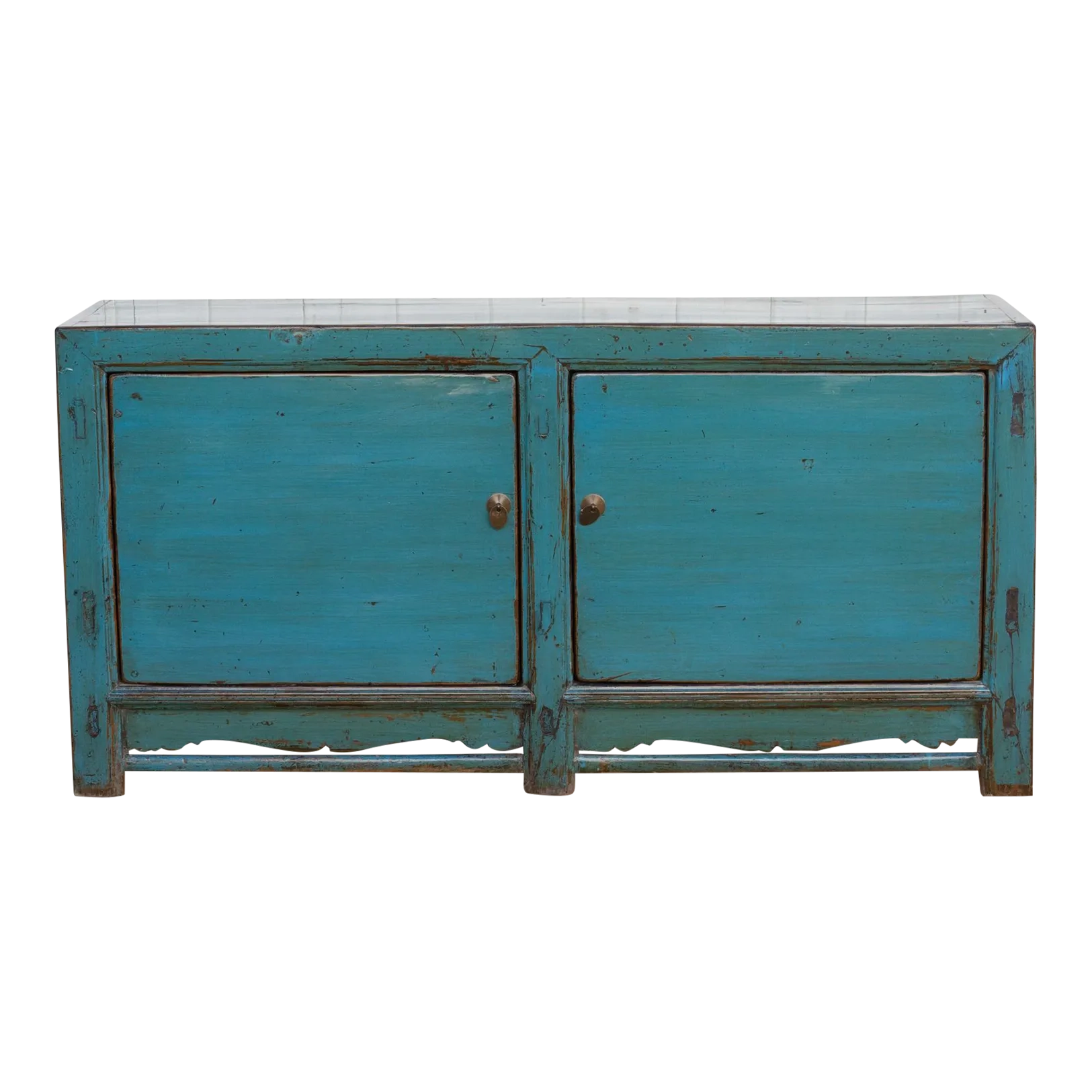 Unveiling the Charm of Your Painted Peacock Blue Buffet Cabinet