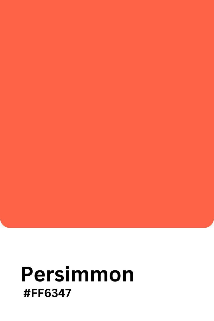 Persimmon Color Palette with regard to