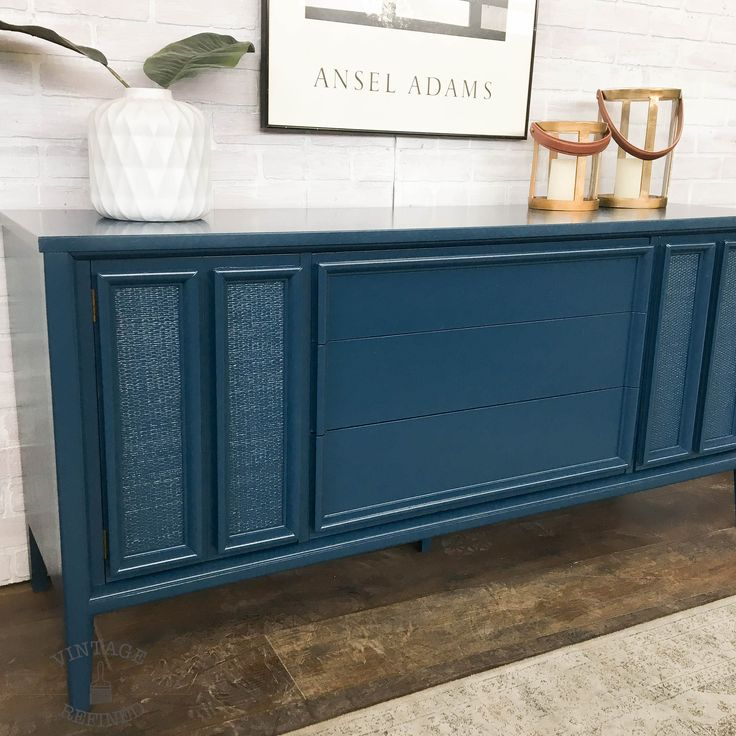 Pin On Blue &amp;amp;Amp; Turquoise intended for Unveiling the Charm of Your Painted Peacock Blue Buffet Cabinet