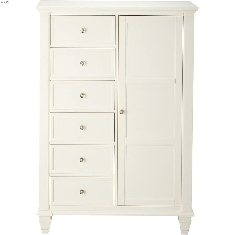 Sandy Beach White 8 Drawer Door Chest 201308 By Coaster in