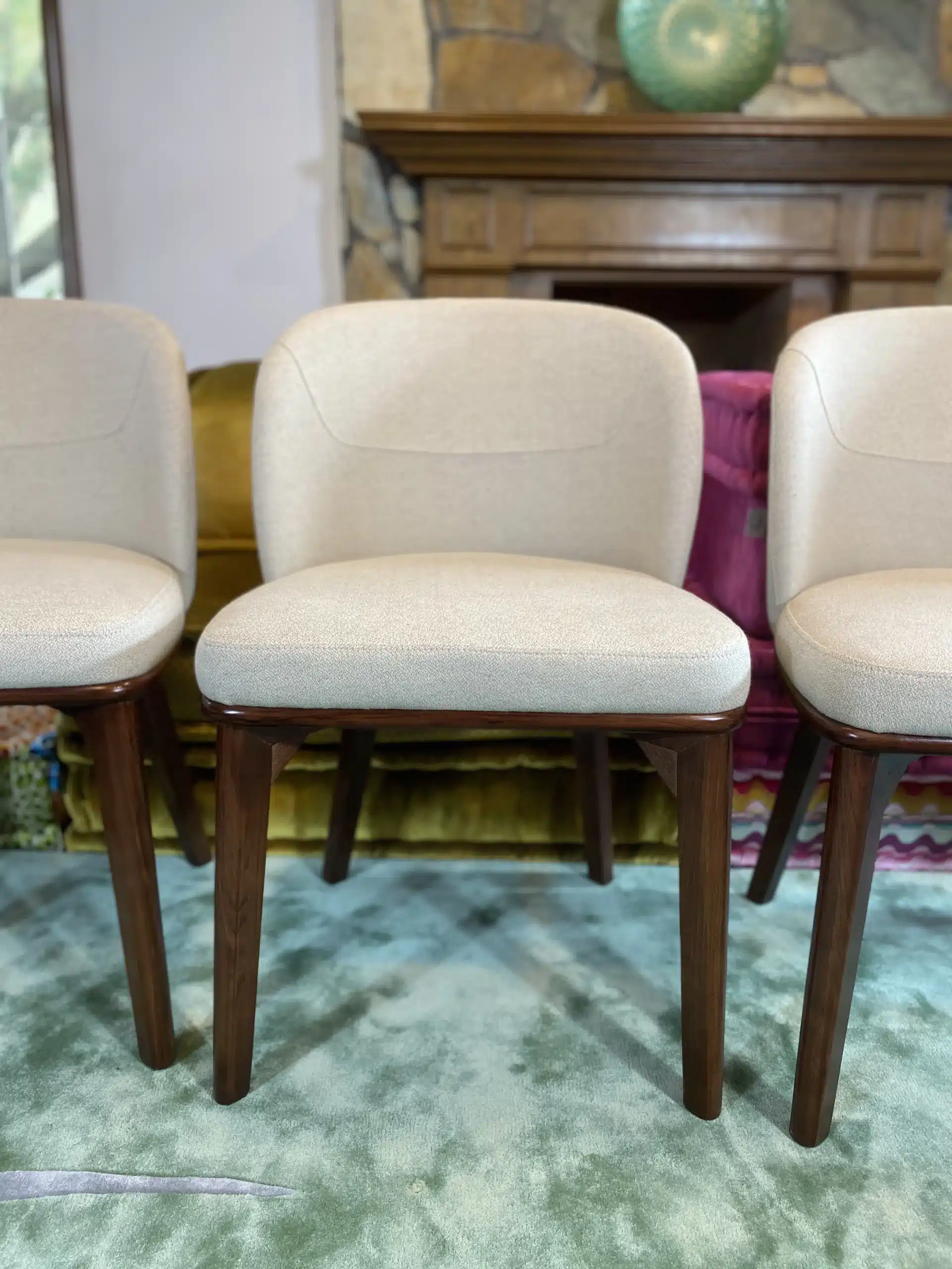 Transform Your Dining Room with the Eden Beige Linen Chair Set