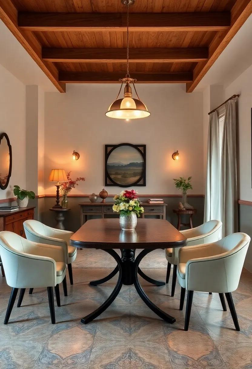 Timeless Charm: Elevate Your Dining Room With Vintage Styles &amp;amp; Retro ... intended for Transform Your Dining Room with the East West Furniture Picasso Set