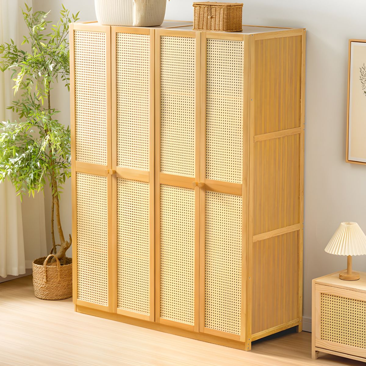 Traditional Natural Wood Wardrobe Freestanding Wardrobe With Soft Close ... with Caring for Your Natural Wood Wardrobe Expert Insights for Longevity