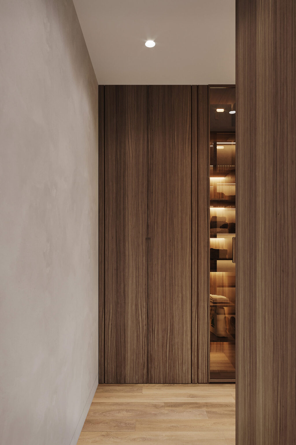 Walnut Wardrobes | Interior Design Ideas in