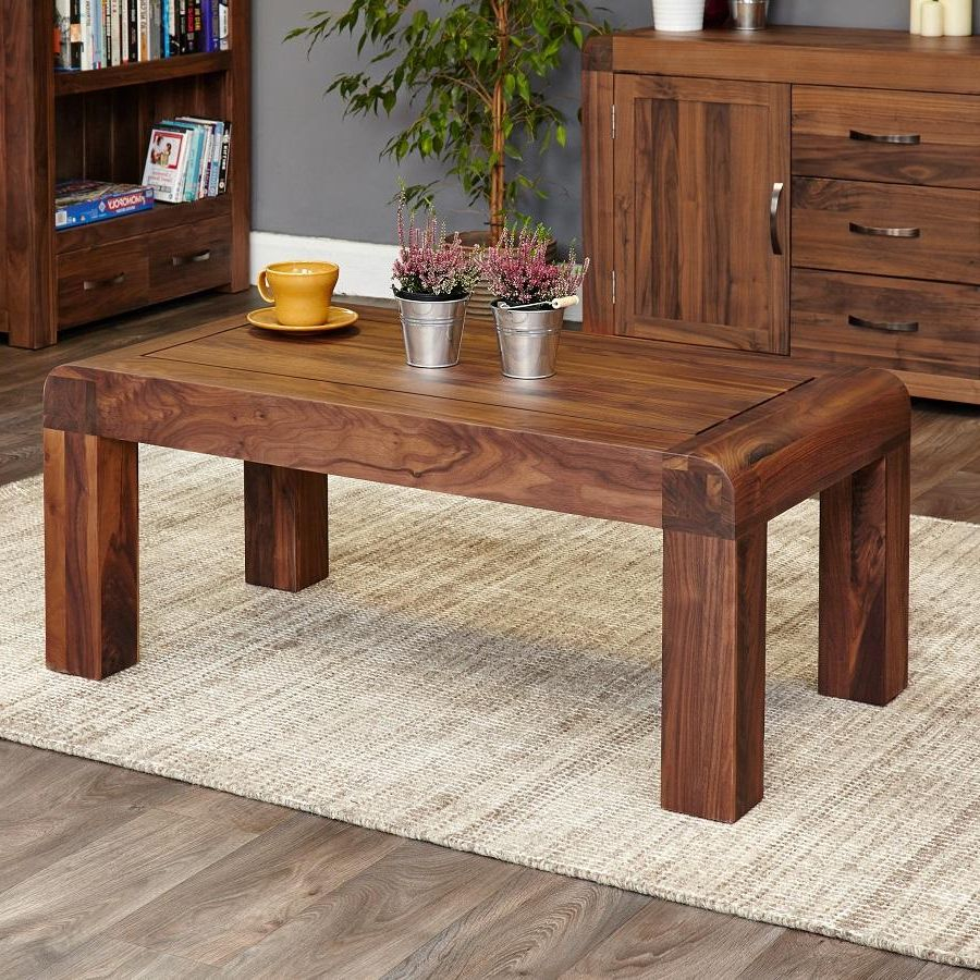 10 Ideas Of Hand-Finished Walnut Coffee Tables throughout