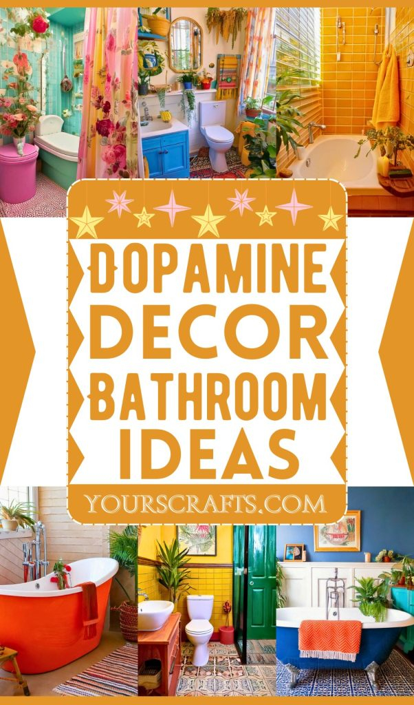 10 Vibrant Aesthetic Dopamine Decor Bathroom Ideas - Yours Crafts regarding Brighten Your Surroundings Affordable Dopamine Decor That Works