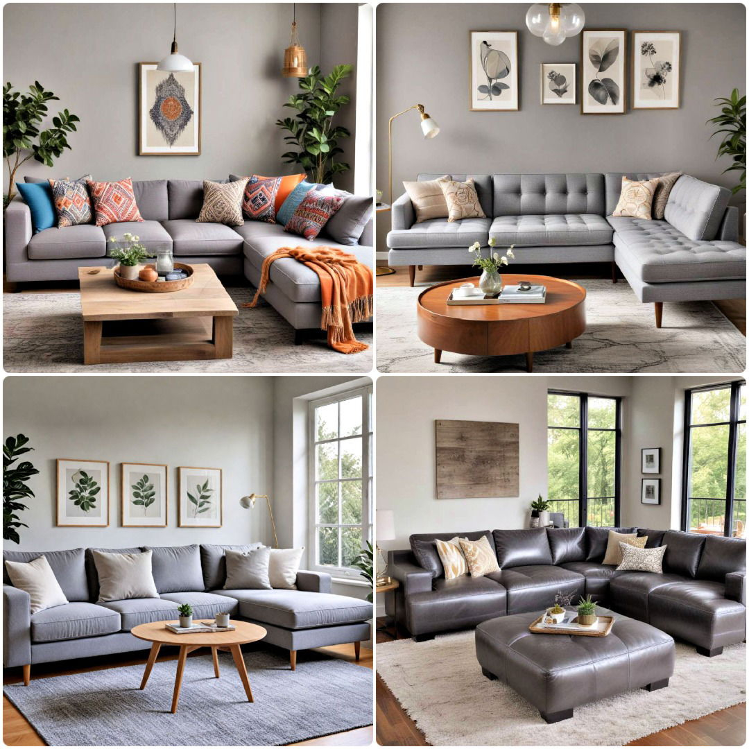 15 Grey Sectional Living Room Ideas To Steal intended for The Quinn Grey Sectional How it Transforms Your Space