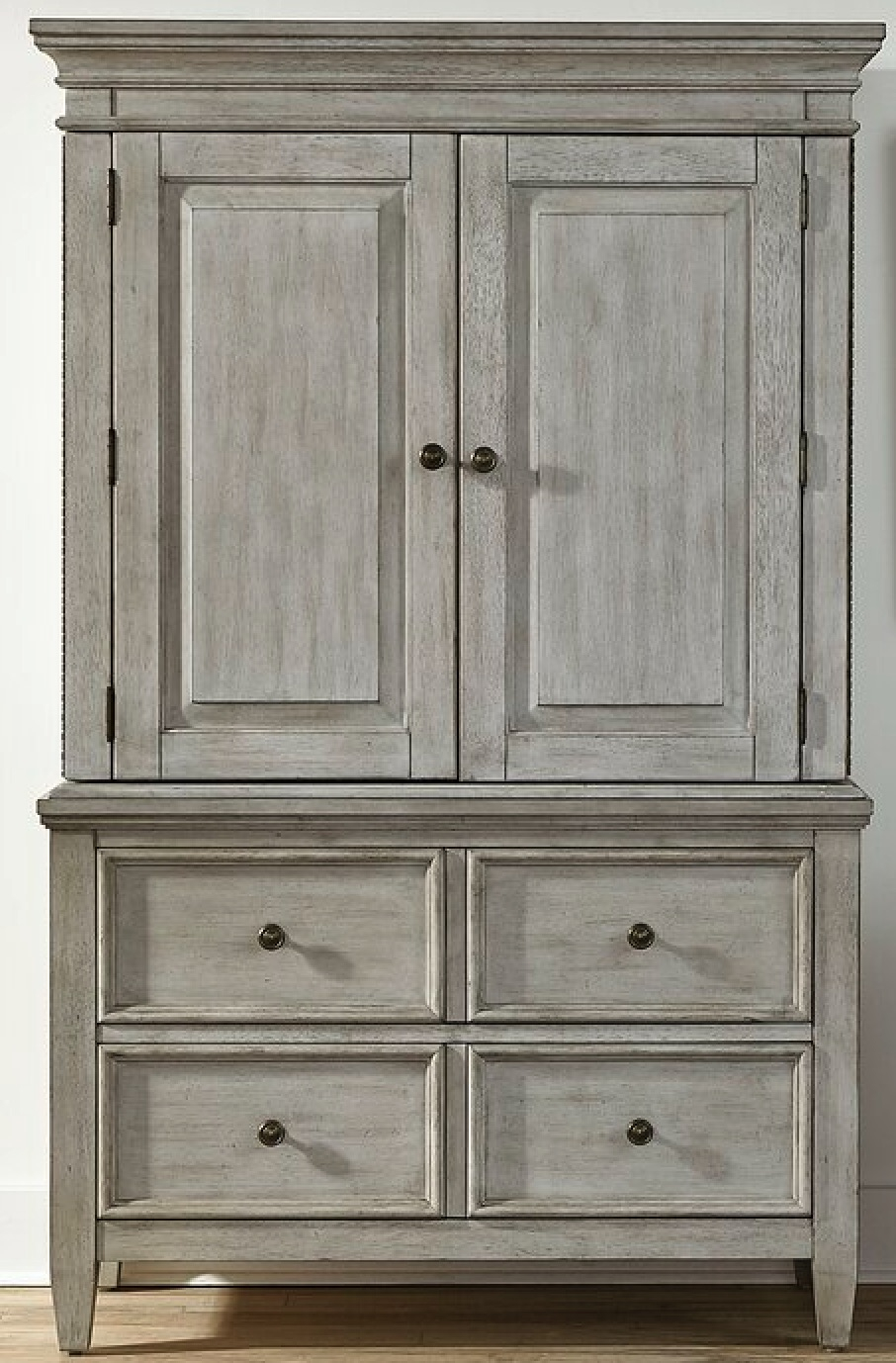 18 Farmhouse Armoires With Country Appeal regarding Traditional Solid Wood Wardrobe Armoire, Summer Sage
