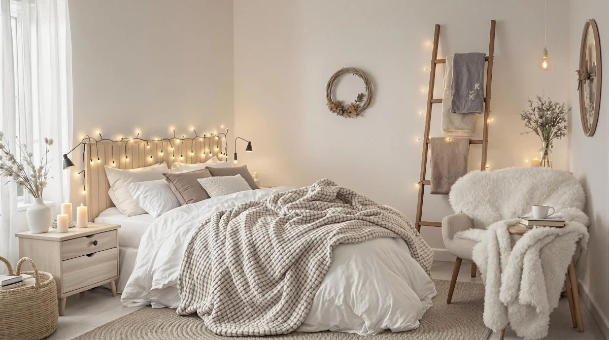 19 Serene Hygge Bedroom Ideas For The Ultimate Comfort And Relaxation with Scandinavian Hygge Inspired Bedroom Product Board With Shopping List