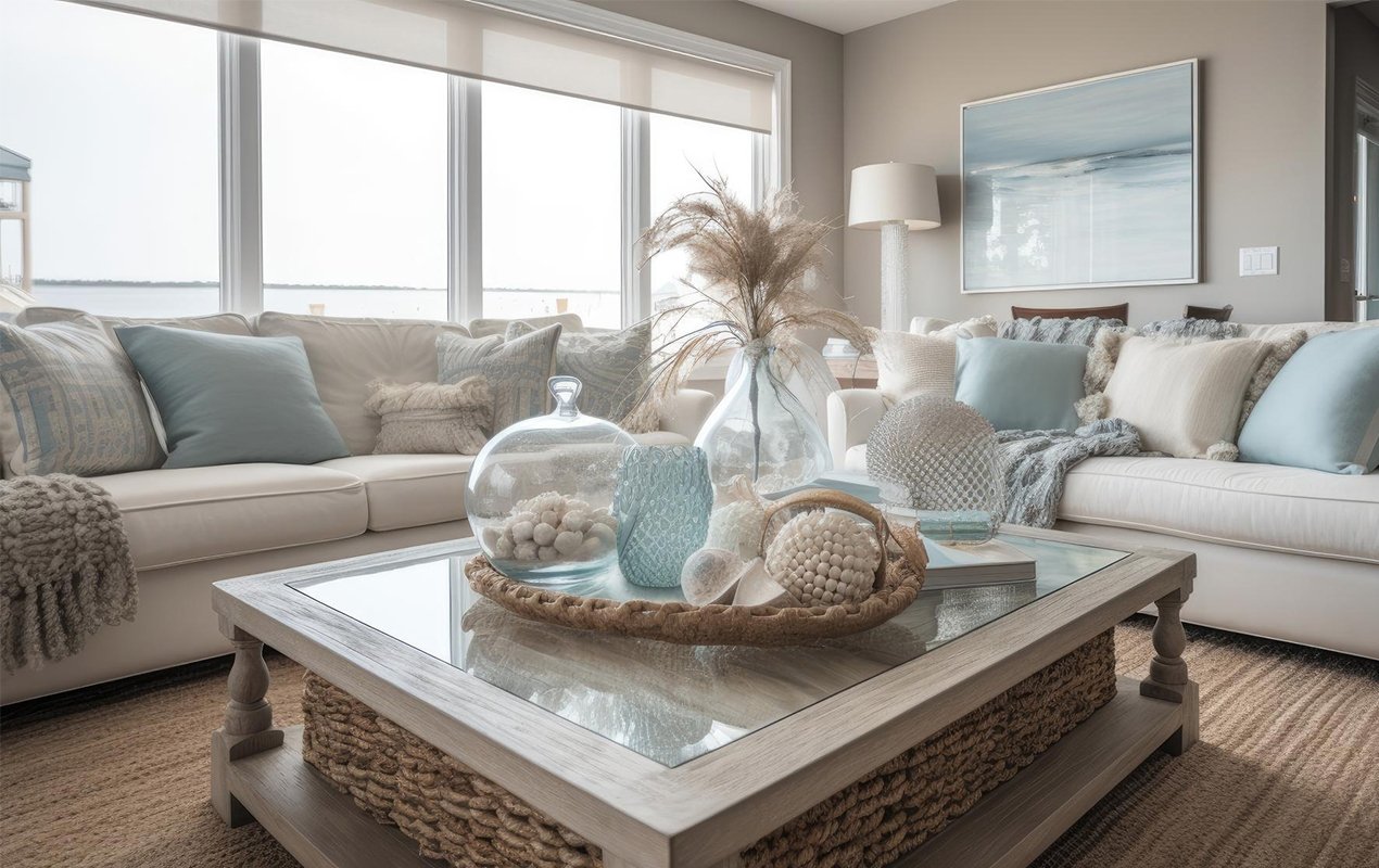 21 Chic Coastal Coffee Table Ideas To Design Beachfront Elegance throughout The Coastal Living Weekender Hermosa Square Cocktail Table