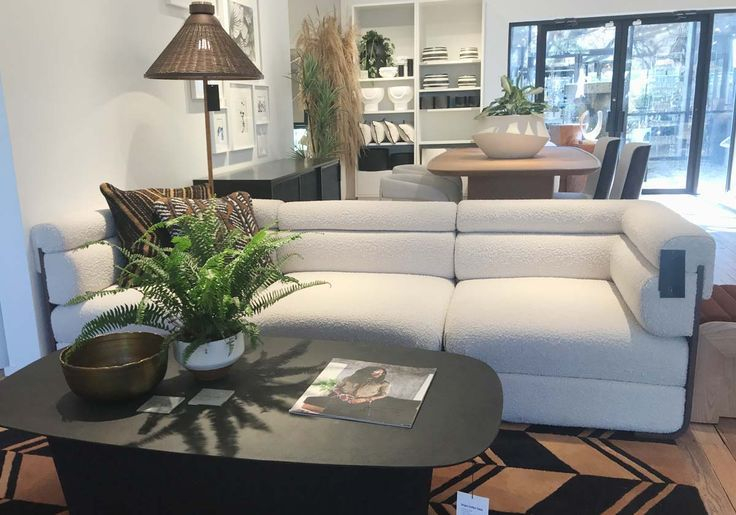 Achieving Chic Comfort A Guide to Black Bouclé Sectional Styling