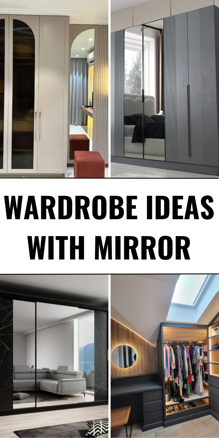 23 Stunning Wardrobe Ideas With Mirror To Transform Your Bedroom ... inside Transform Your Bedroom with the Pemberly Row Double Door Wardrobe