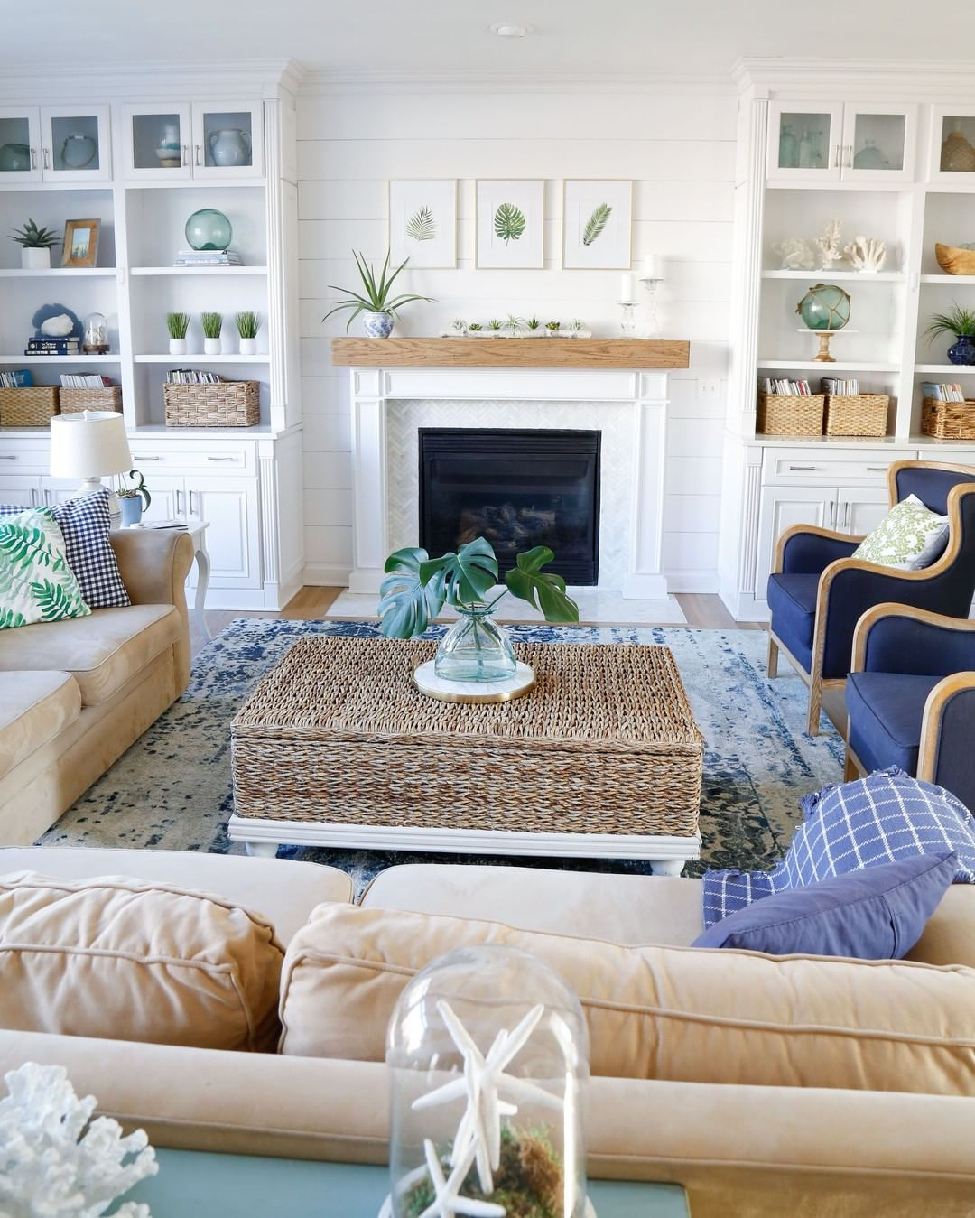 39 Coastal Living Room Ideas To Inspire You throughout The Coastal Living Weekender Hermosa Square Cocktail Table