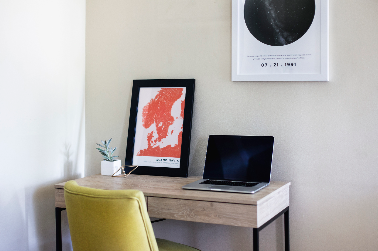 5 Ways To Elevate Your Home Office - Craft &amp;amp; Oak with regard to Modern Computer Armoire Desk, Interesting Aqua