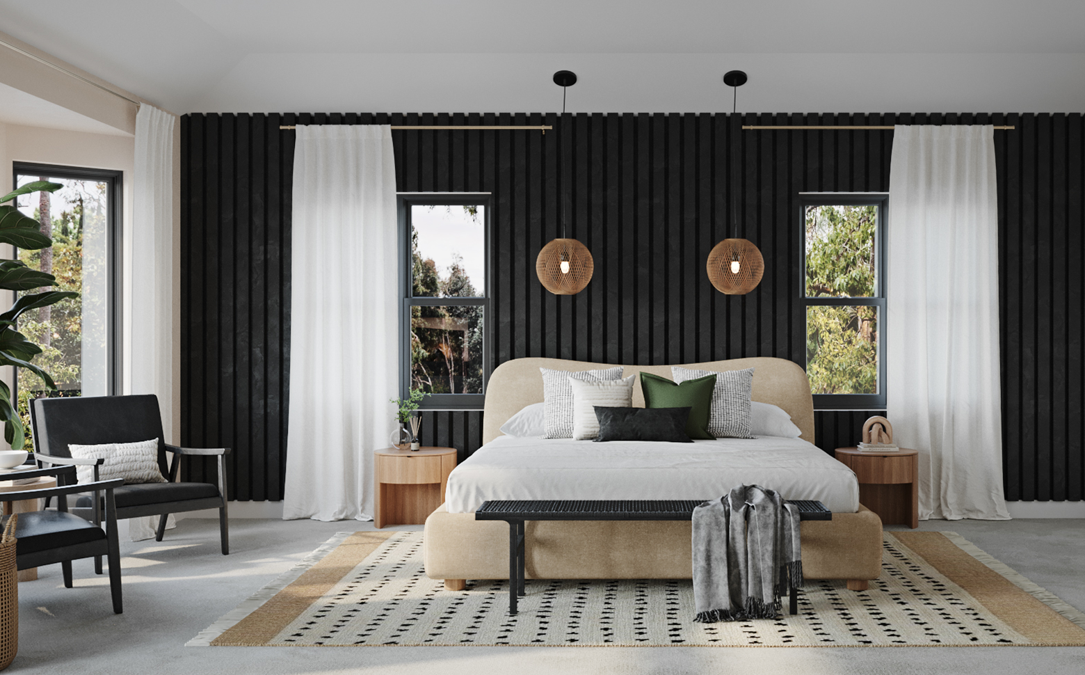 51 Black Accent Wall Ideas Our Designers Love | Havenly Blog | Havenly ... throughout Why Black Accents Are The Secret To Stylish Interiors 13 Ideas For Any Room