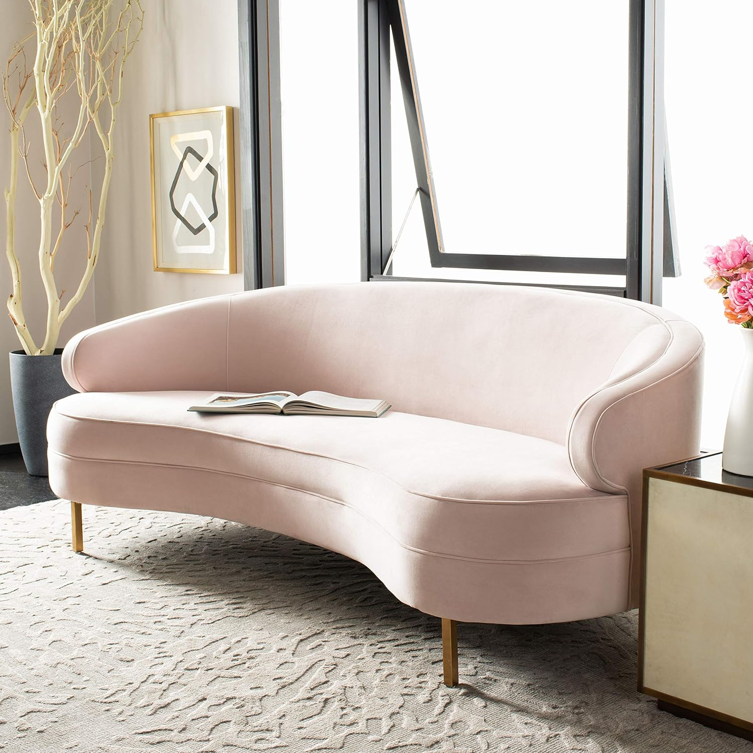 Styling and Living with Your Dream Curved Velvet Sofa