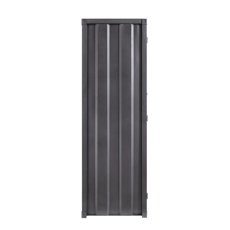 Acme Cargo Wardrobe (Double Door) In Gunmetal | Homesquare intended for Cargo Wardrobe, Double Door, Gunmetal