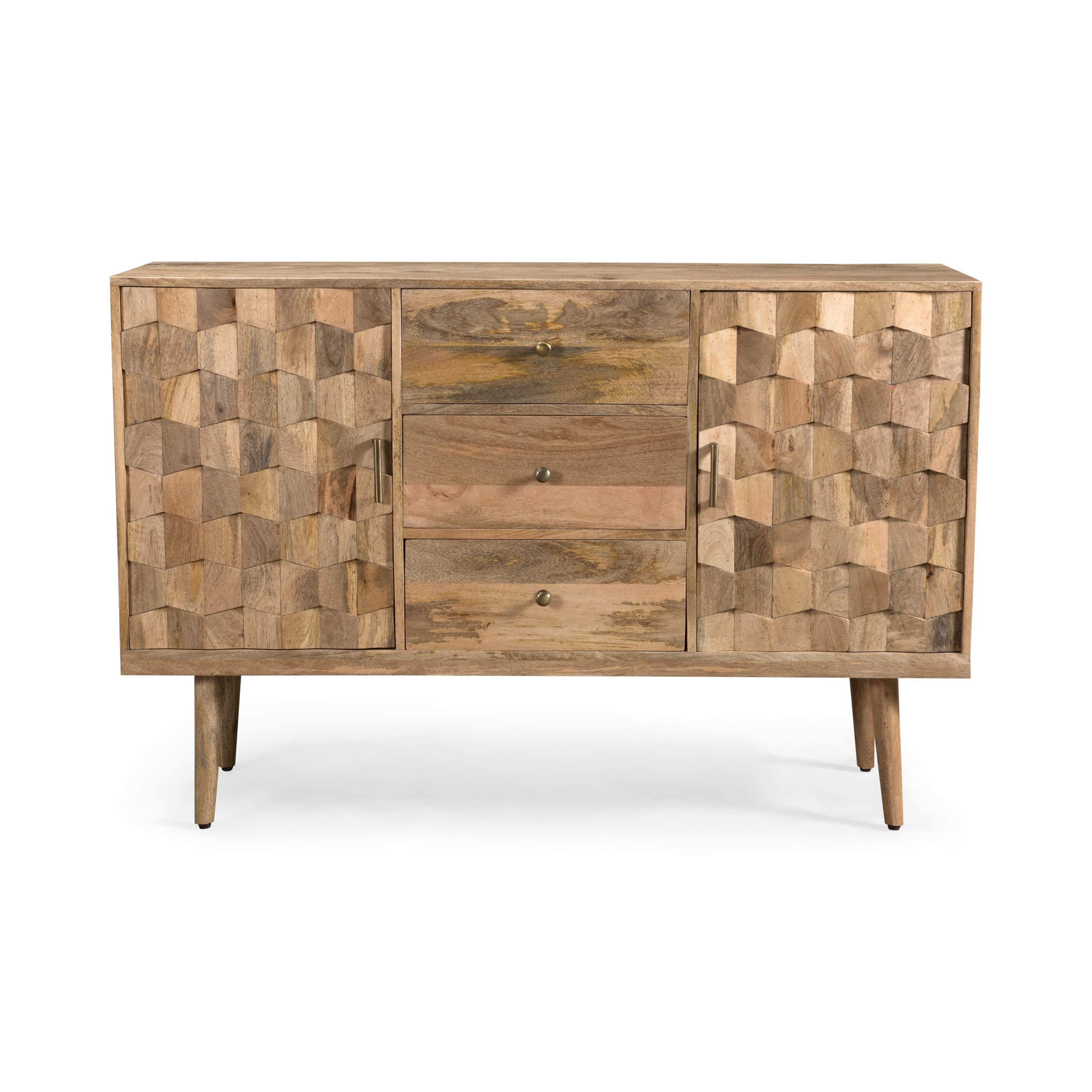 Amazon.com - Great Deal Furniture Gdfstudio Mid-Century Modern Mango ... intended for Sedia Mango Wood Sideboard Buffet