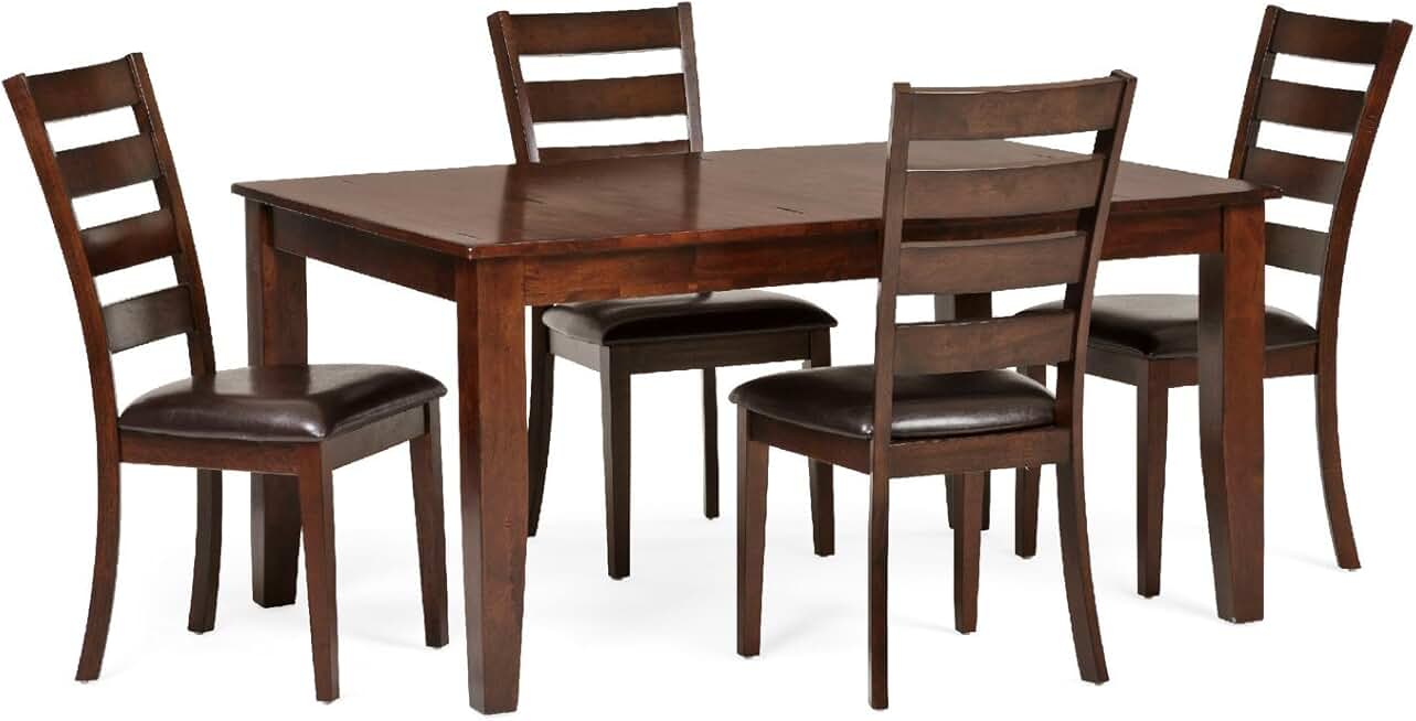 Amazon.com: Kona Dining Set in Picket House Furnishings Kona Gray 5Pc Counter Height Dining Set