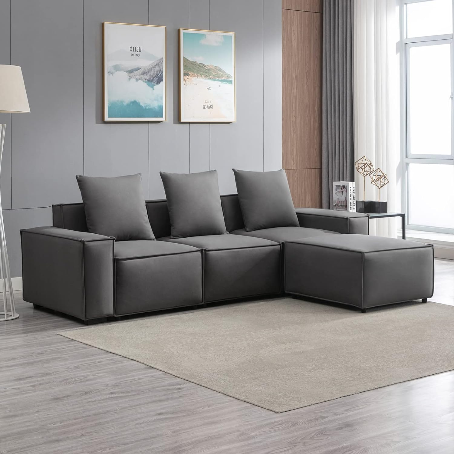Maximizing Your Space How the Indulge Upholstered Modular Sectional Adapts to Your Home