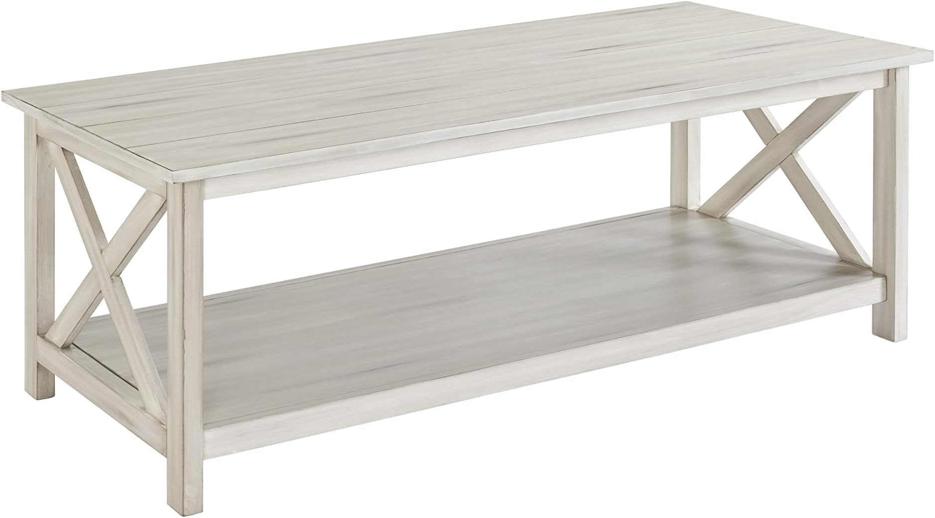 Amazon.com: Pemberly Row Square Coffee Table In White : Home &amp;amp; Kitchen throughout Styling Your Living Space with a Pemberly Row Glass Coffee Table in White