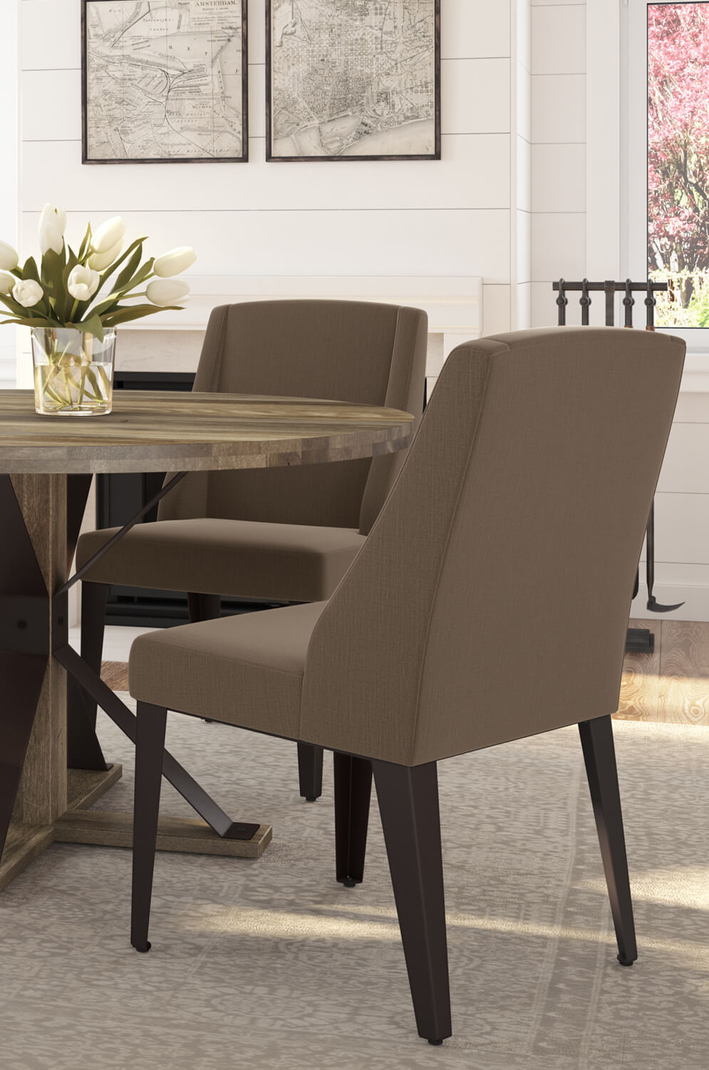 Amisco&amp;#039;s Bridget Farmhouse Dining Chair • Barstool Comforts with How the Amisco Avery Dining Chair Elevates Your Dining Space