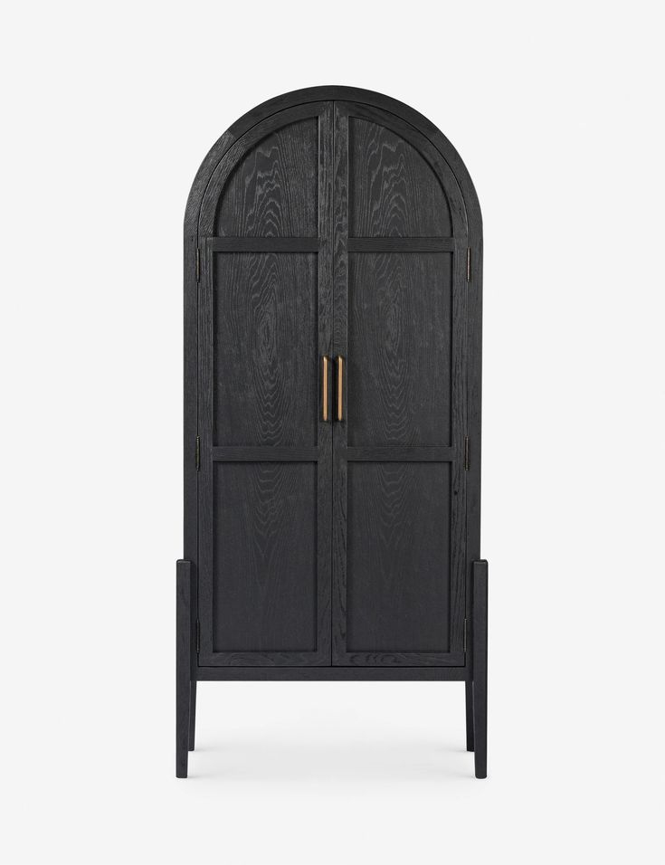Apolline Cabinet | Panel Doors, Sideboard Furniture, Black Cabinets intended for The Practical Elegance of Arched Door Armoires with Mirrors