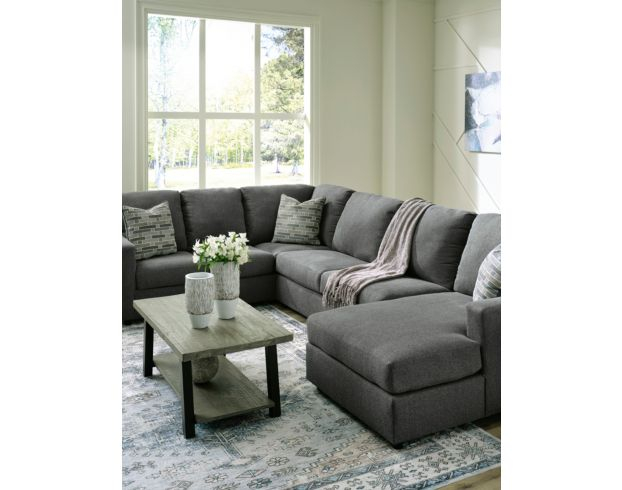 Ashley Edenfield Gray 3-Piece Sectional With Right Chaise regarding What to Expect from the Grey 3-Piece Chester Sectional