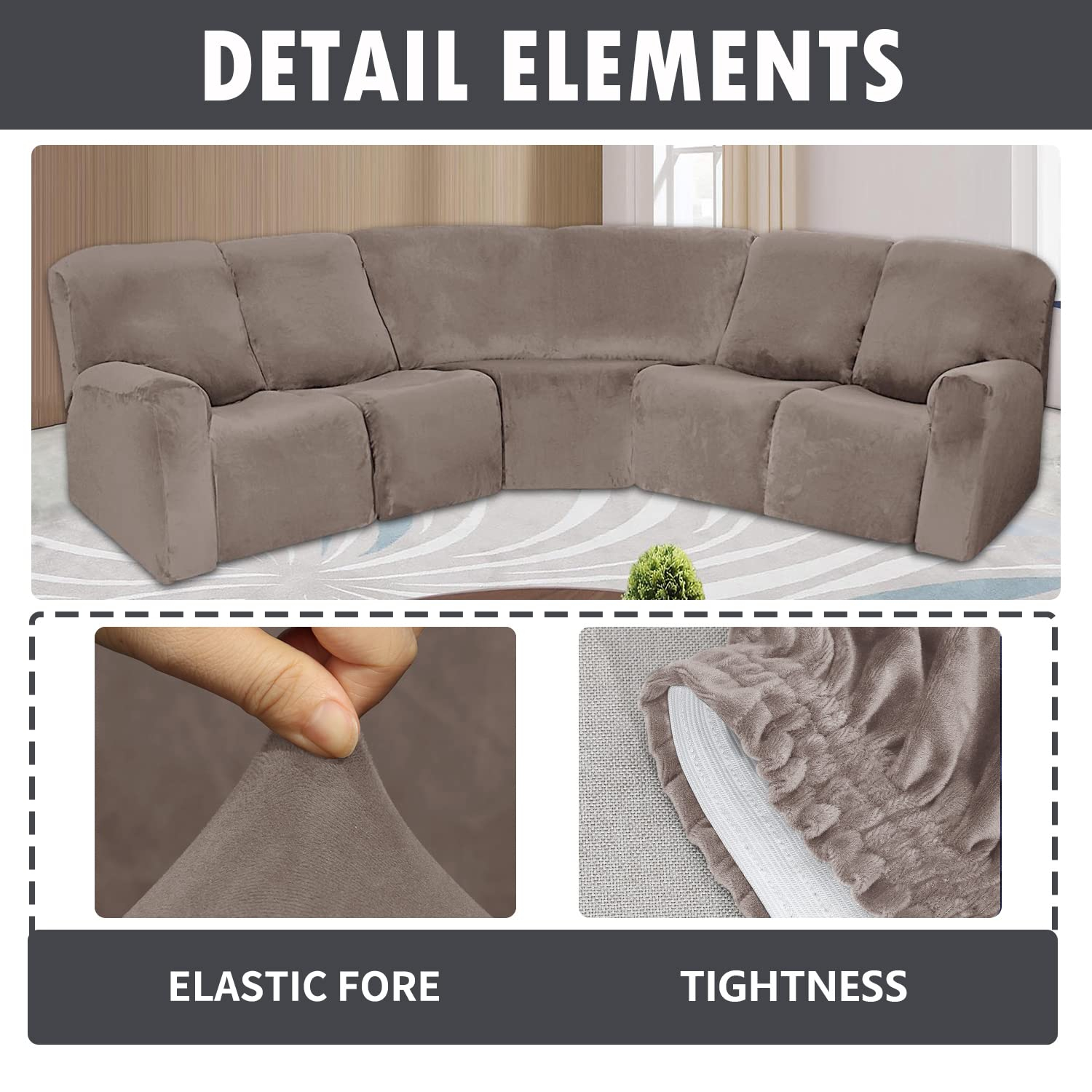 Auction Detail with Crafting Your Cozy Corner The Arc Velvet Sectional