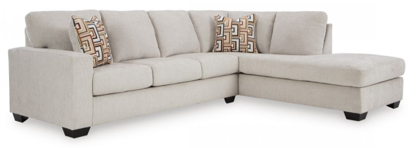 Aviemore Stone 2-Piece Right Arm Facing Sectional - Sectionals ... with The Versatility of a Right-Arm Facing Sectional Enhanced by a Beige Ottoman
