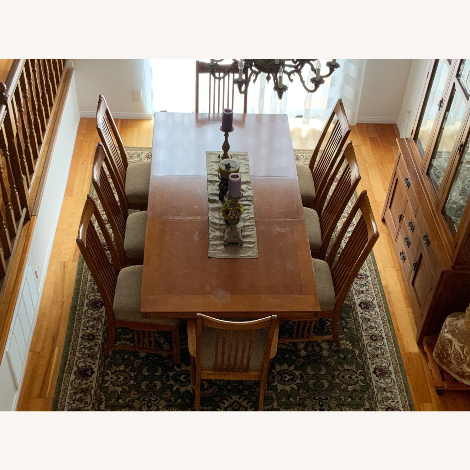 Barn Oak Dining Set - Aptdeco inside Dining Room Set Oak, Avdr7-Oak-16