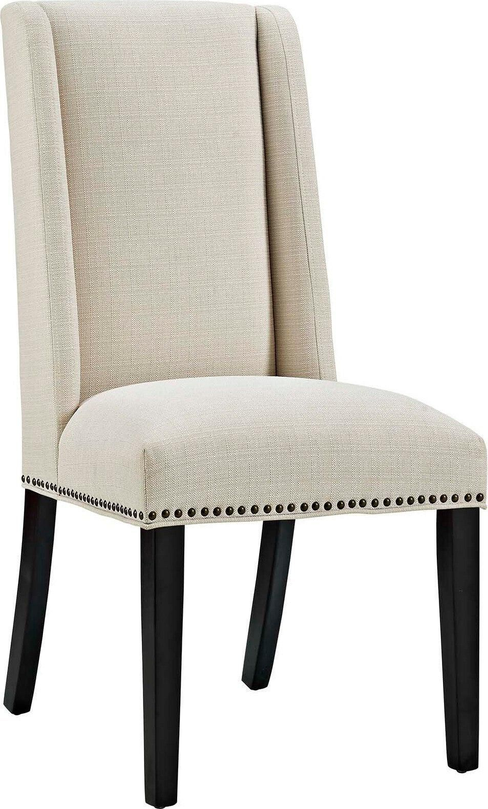 Baron Dining Chair Fabric Beige (Set Of 2) In 2023 | Side Chairs Dining, Dining Chairs ... for Baron Dining Chair Fabric Set Of 2, Granite