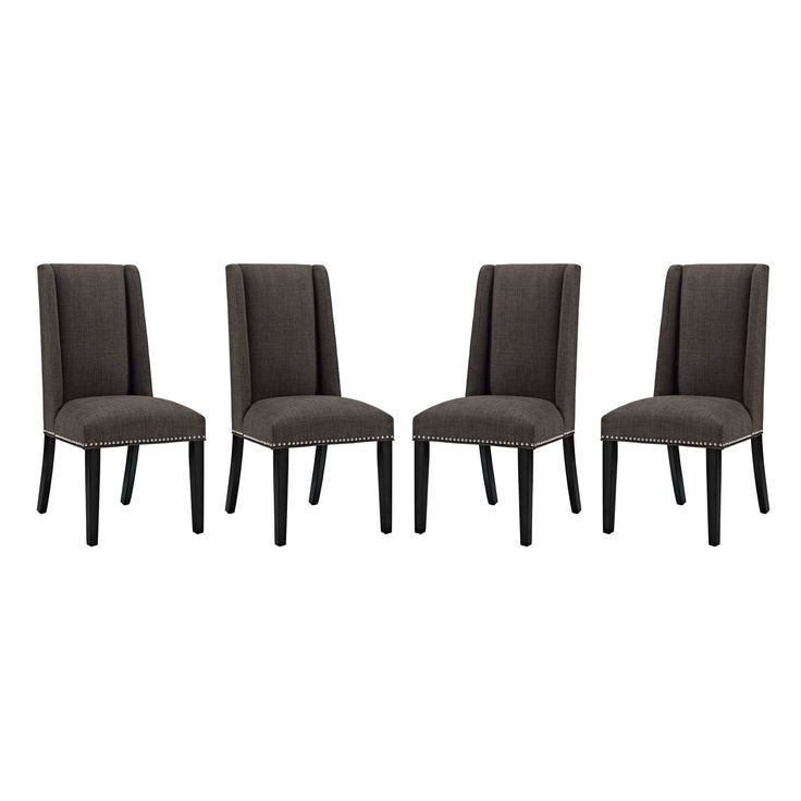 Baron Dining Chair Fabric Set Of 4 | Side Chairs Dining, Modern Dining Side Chairs, Dining Chairs within Choosing the Right Baron Dining Chair Fabric Set of 2 Granite for Your Home