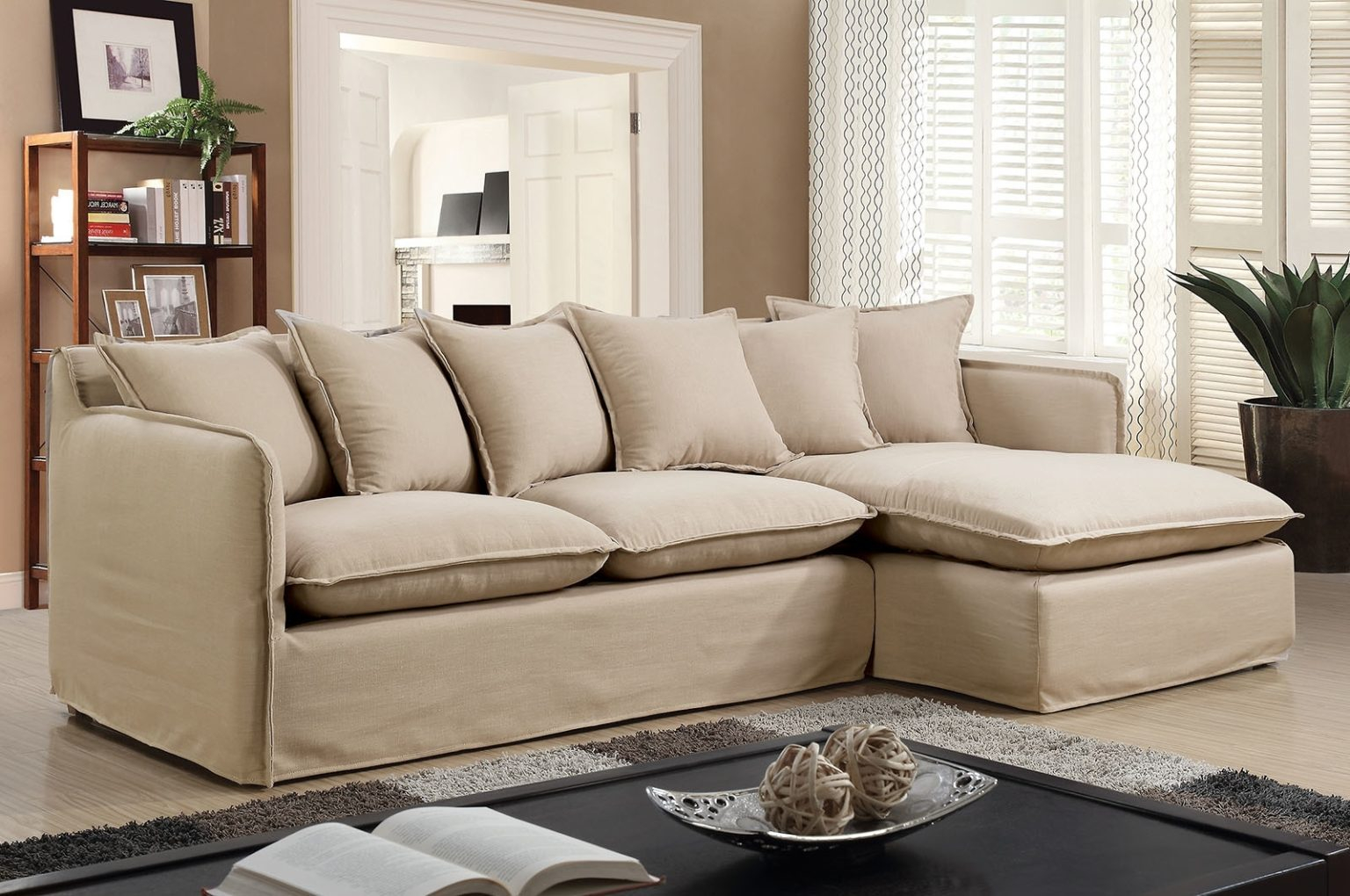 Beige Sectional Sofa With Chaise — Madison Art Center Design for Styling Your Beige Sectional for Maximum Impact and Comfort