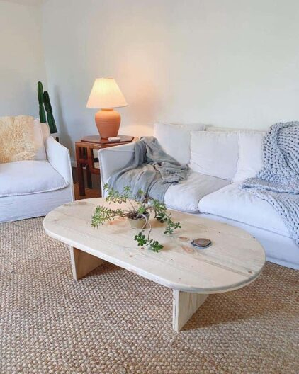 Best Oval Coffee Tables To Add Zing To Your Living Room - Farmhousehub intended for How a Birch Veneer Oval Coffee Table Enhances Your Living Space