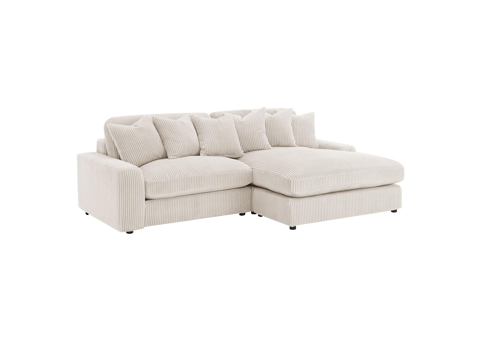 Discovering Comfort and Style with the Maeve Sectional Sofa in Sand