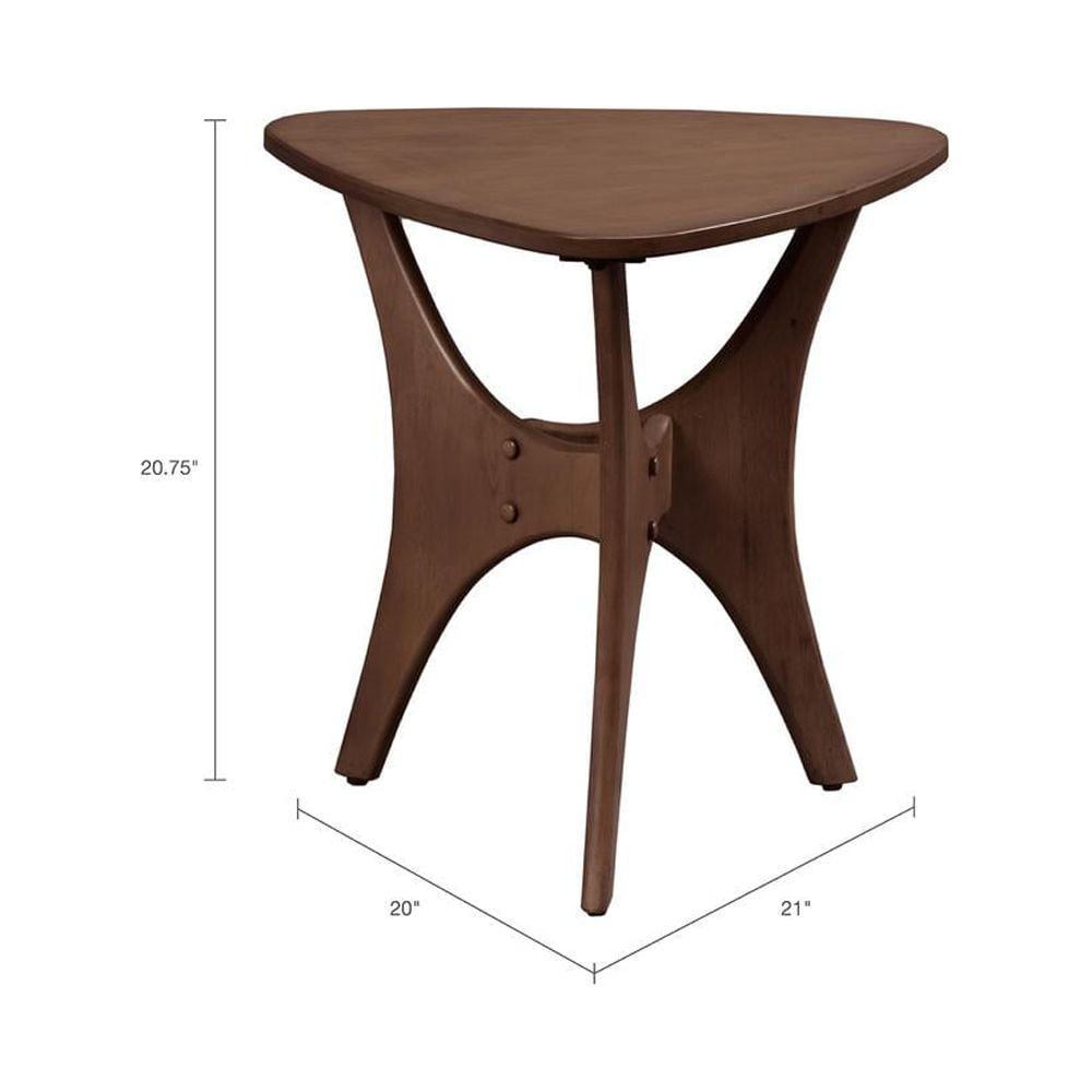 Blaze Triangle Wood Side Table, Belen Kox - Walmart.com for Blaze Triangle Coffee Table, Belen Kox