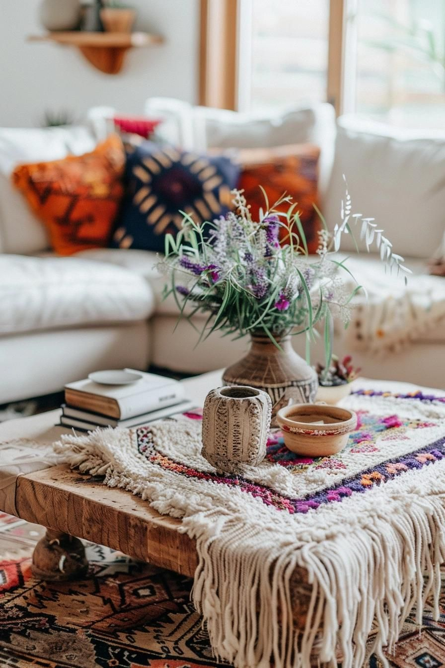 Bohemian Coffee Table Styles To Elevate Your Living Space pertaining to Johnsen 29.5&amp;quot; Wide Boho Metal Coffee Table In Antique Silver Iron &amp;amp; Assembled