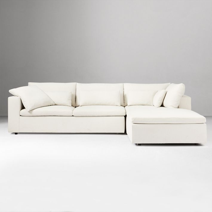 Build Your Own - Harmony Modular Sectional (Extra Deep) | West Elm pertaining to Maximizing Your Space How the Indulge Upholstered Modular Sectional Adapts to Your Home