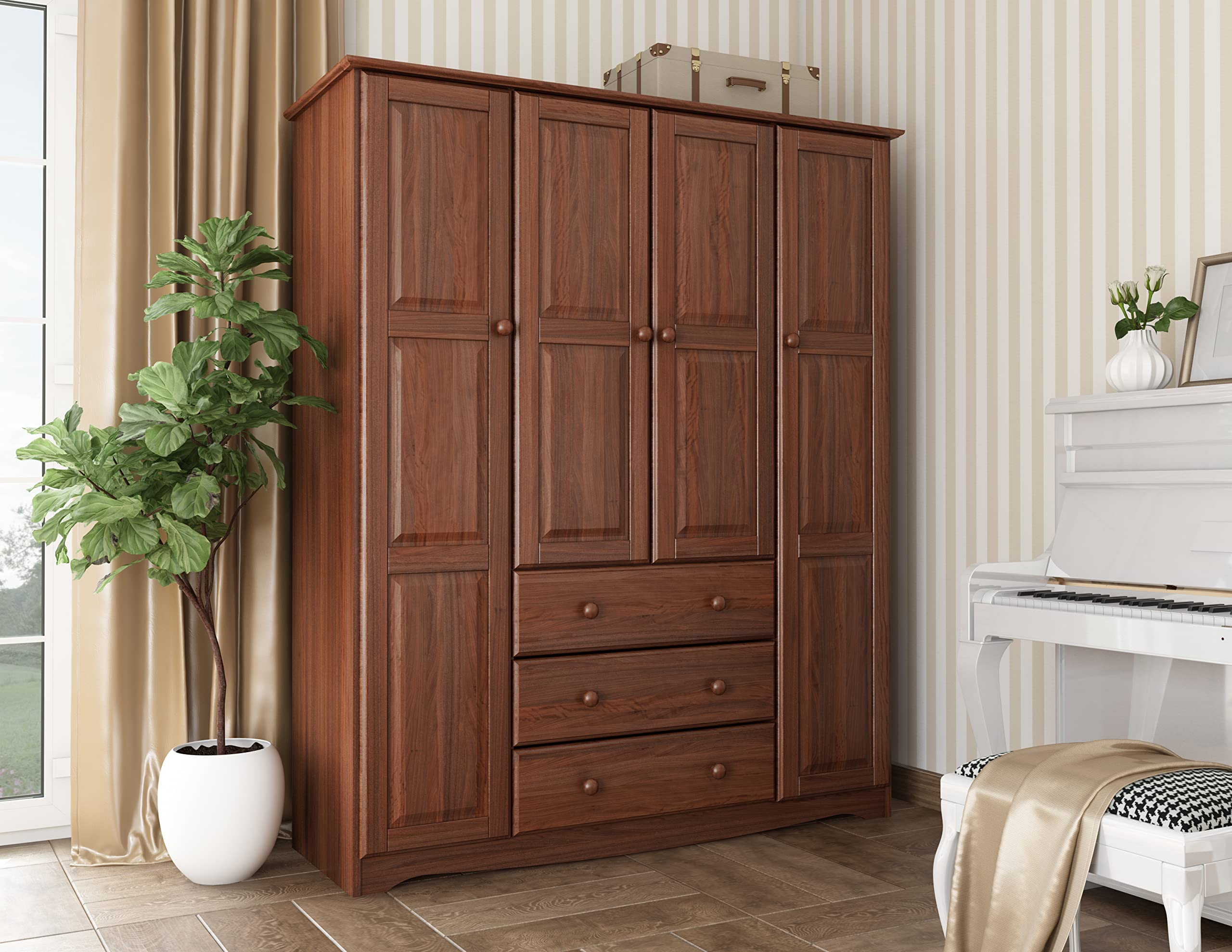 Caring for Your Solid Wood Wardrobe A Guide to Maintaining the Mocha Finish