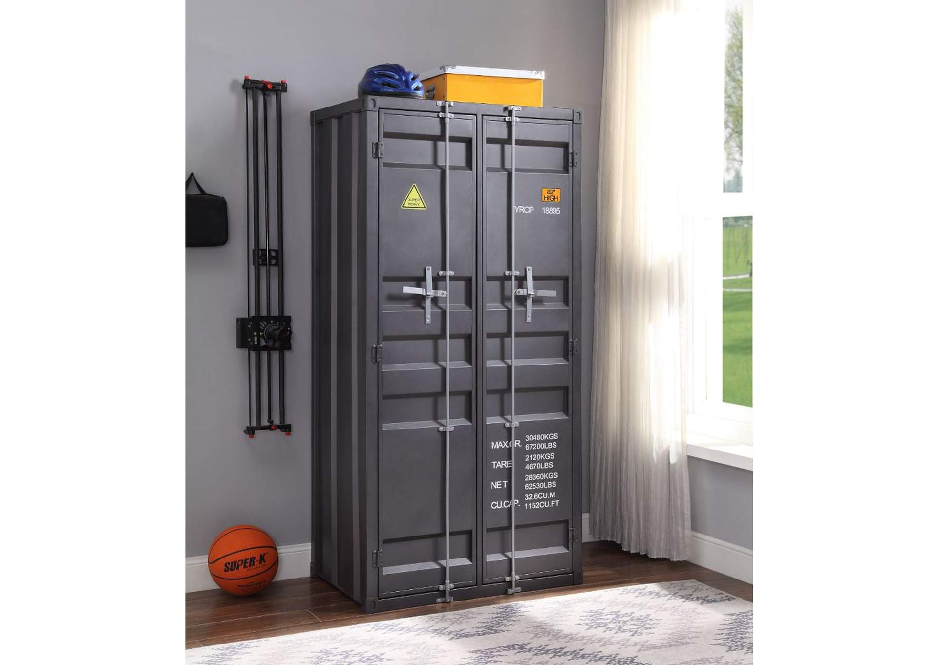 The Enduring Appeal of Gunmetal Double Door Cargo Wardrobes