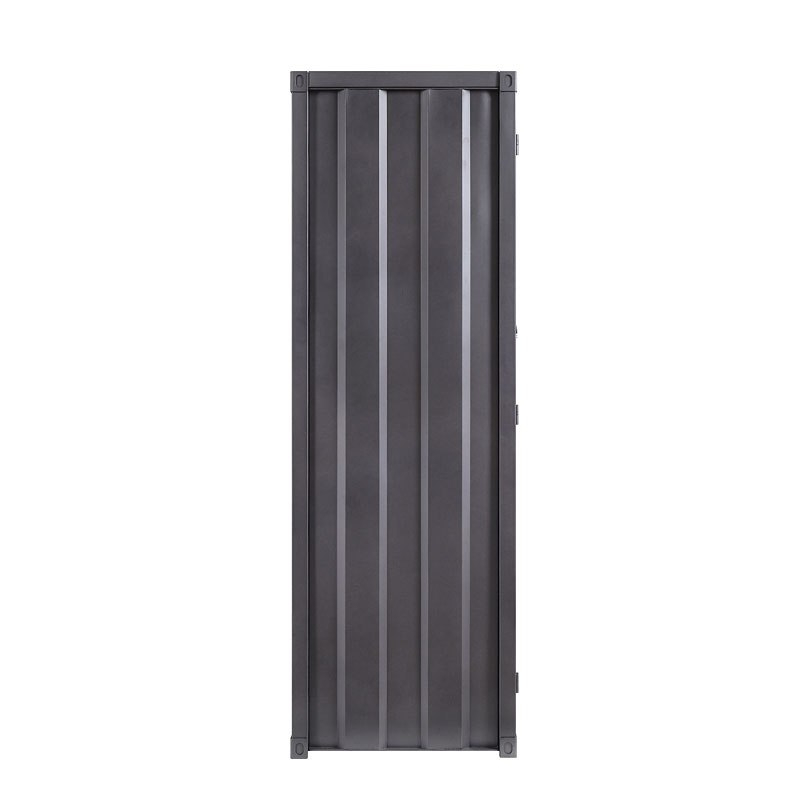 Cargo Youth Double Door Wardrobe (Gunmetal) By Acme Furniture ... for Cargo Wardrobe, Double Door, Gunmetal