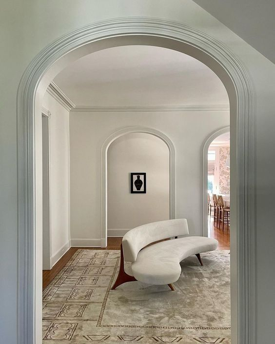 The Perla Curved Sofa in White How to Style Your Space for Elegance