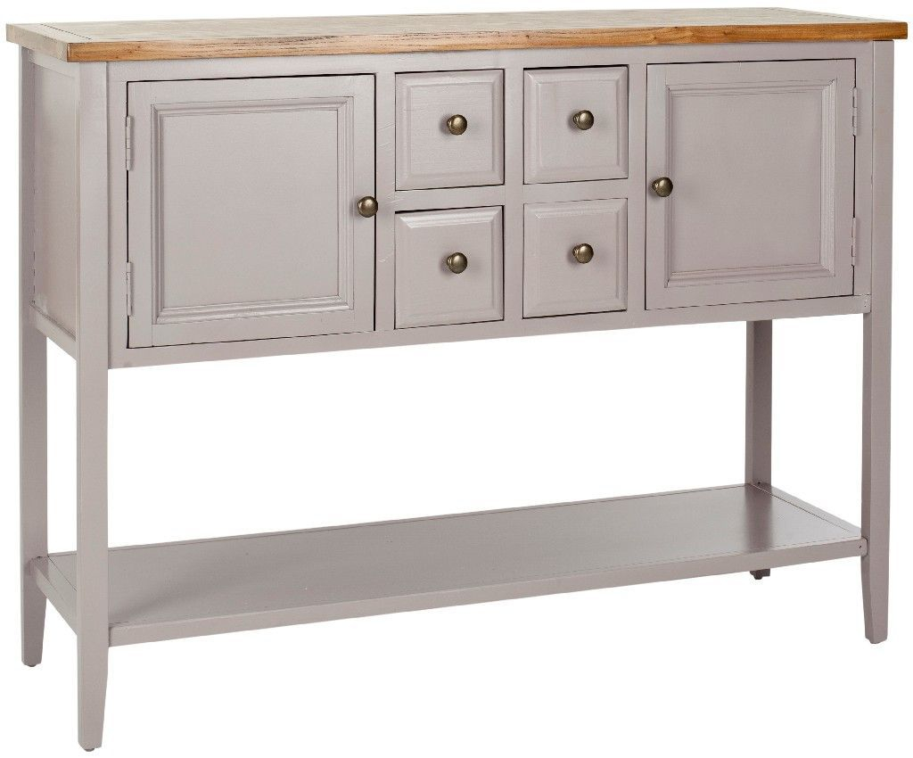 Charlotte Storage Sideboard In Quartz Grey/Oak - Safavieh Amh6517C ... regarding Charlotte Storage Sideboard, Amh6517D